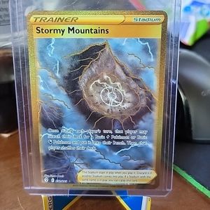 Stormy mountain Secret Rare Pokemon Trainer Card